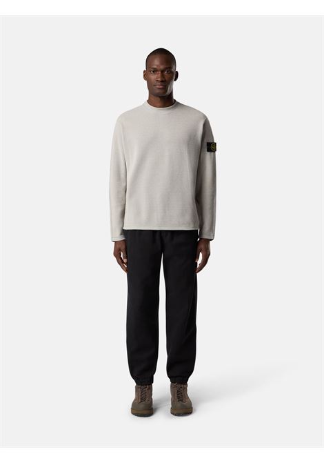 pantaloni panama cotton old effect uomo neri STONE ISLAND | K2S15 3100009 S0184V0129